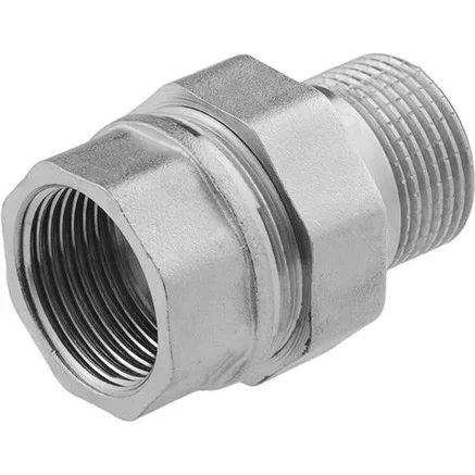 Американка пряма STA 3/4, нікельована, Premium 25162