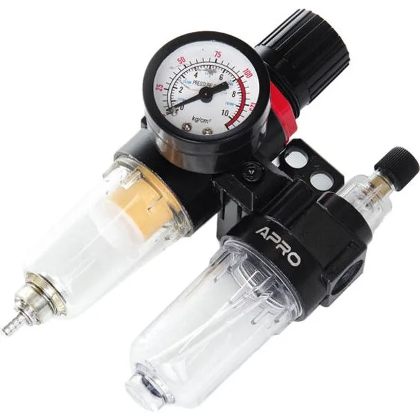 Блок підготовки повітря APRO в зборі 1/4", 500 л/хв
