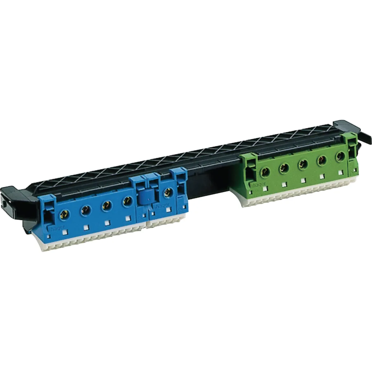 Тримач з клемами PE/N 19×N+17×PE/5×N+5×PE Hager VZ463