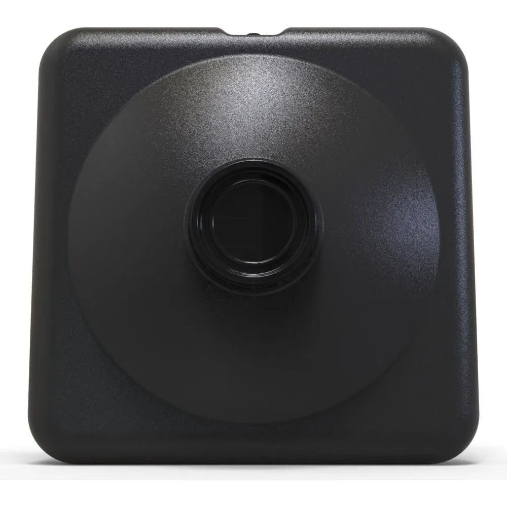 Бак для душу 150 л з комплектом, чорний, 3-шаровий, 88×88×38