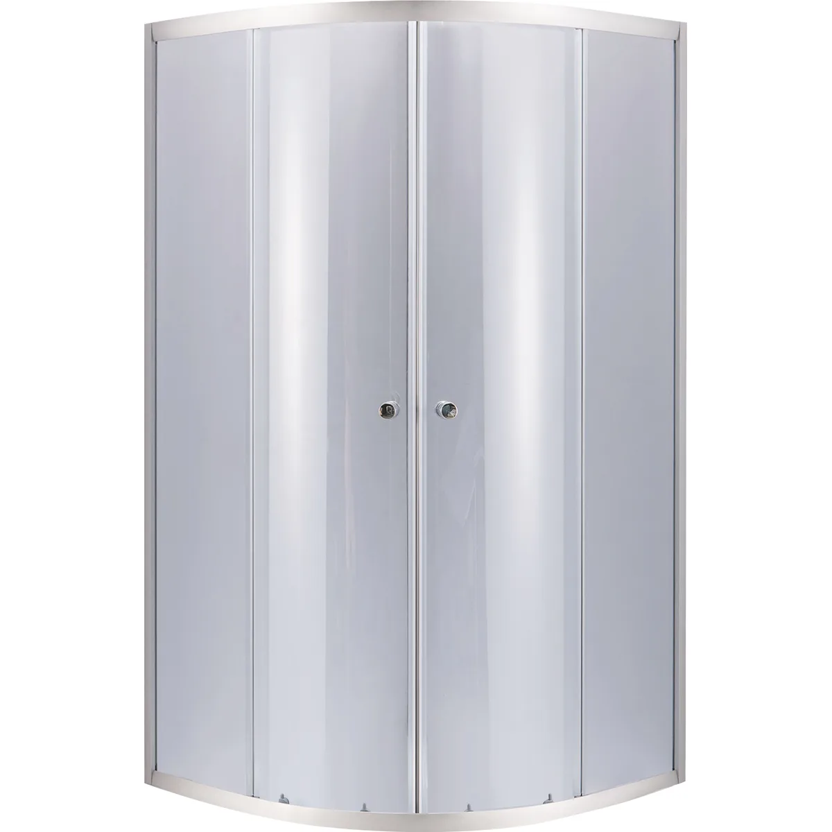 Душова кабіна Lidz Latwa SC80×80 SAT.LOW.FR для низького піддону, висота 185 см, скло тоноване 4 мм, без піддону