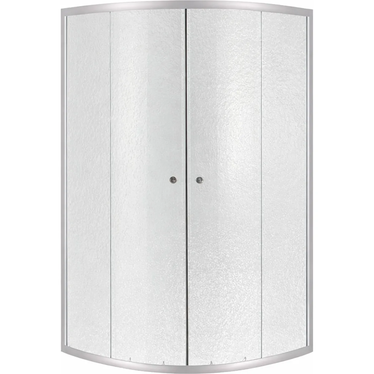 Душова кабіна Lidz Latwa SC80×80 SAT.LOW.FR для низького піддону, висота 185 см, скло Frost 4 мм, без піддону