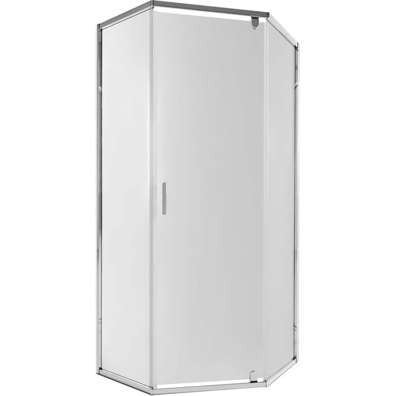 Душова кабіна Qtap Scorpio CRM10995-AC6 п'ятикутна 90×90 см, скло 6 мм Clear CalcLess, без піддону