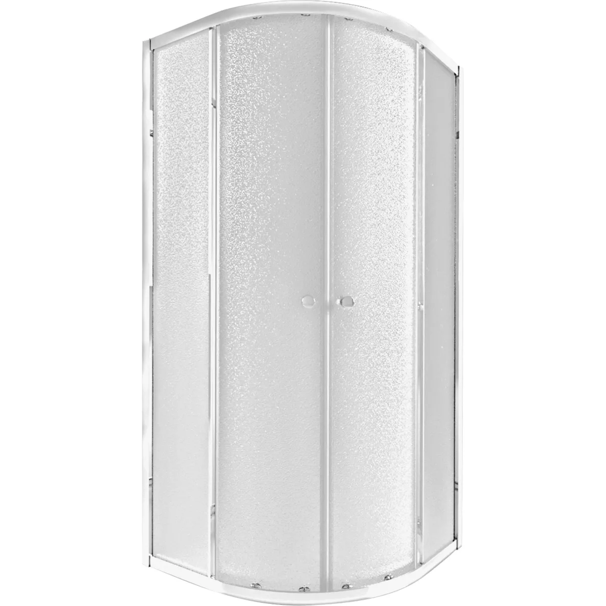 Душова кабіна Qtap Presto CRM1088AP5, 80×80×185 см, напівкругла, скло 5 мм Pear, розсувна, без піддону PRECRM1088AP5