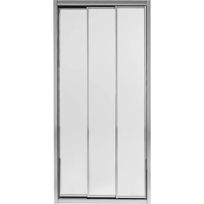 Двері в нішу Qtap Unifold CRM208.C4, складні, універсальні, 78-81×185, скло 4 мм Clear, CalcLess UNICRM208C4