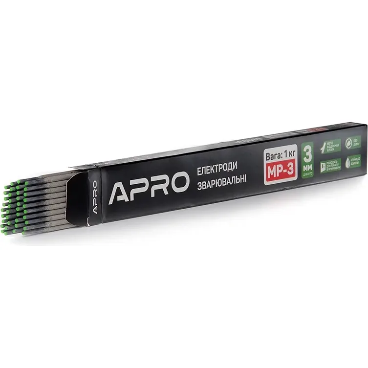 Електроди APRO MP-3 3 мм, 1 кг