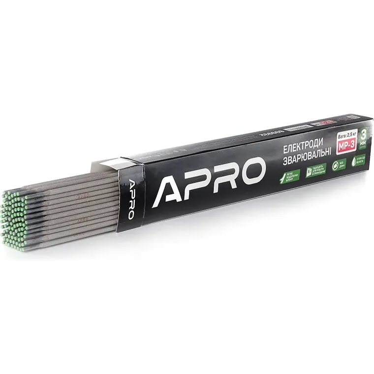 Електроди APRO MP-3 3 мм, 2,5 кг