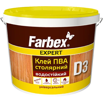 Клей ПВА столярний Фарбекс, 0,5 кг