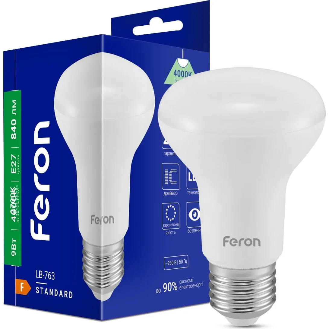 Лампа FERON R63 230V 9W 720Lm E27 4000K LB-763