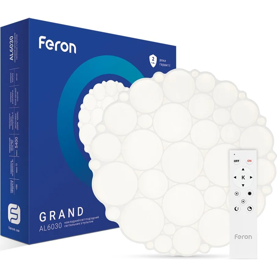 Світильник FERON Grand AL6030 72W 5400Lm 2700K-6000K