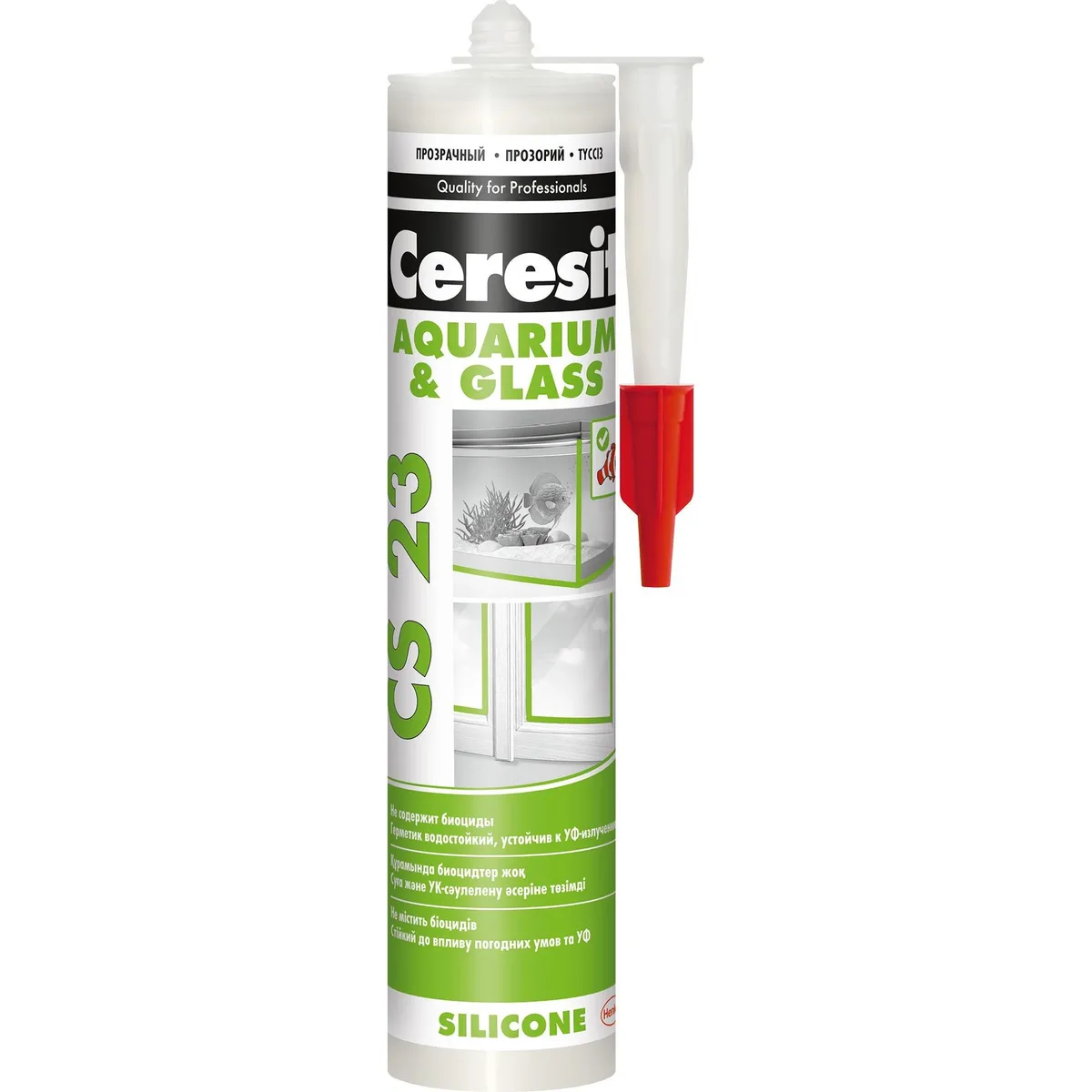 Герметик для скла Ceresit CS 23 Glas прозорий