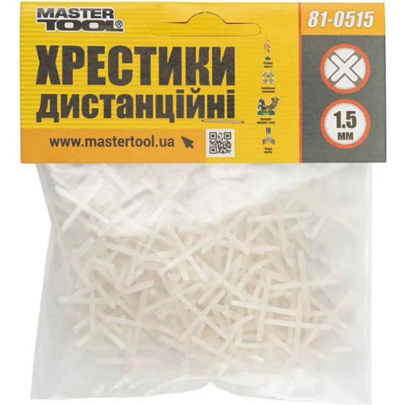 Хрестики Mastertool 1,5 мм, 200 шт 81-0515