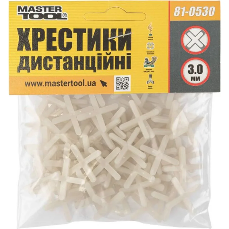 Хрестики Mastertool 3 мм, 150 шт 81-0530