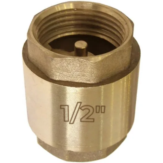 Клапан зворотний з латунним штоком STA 1/2"