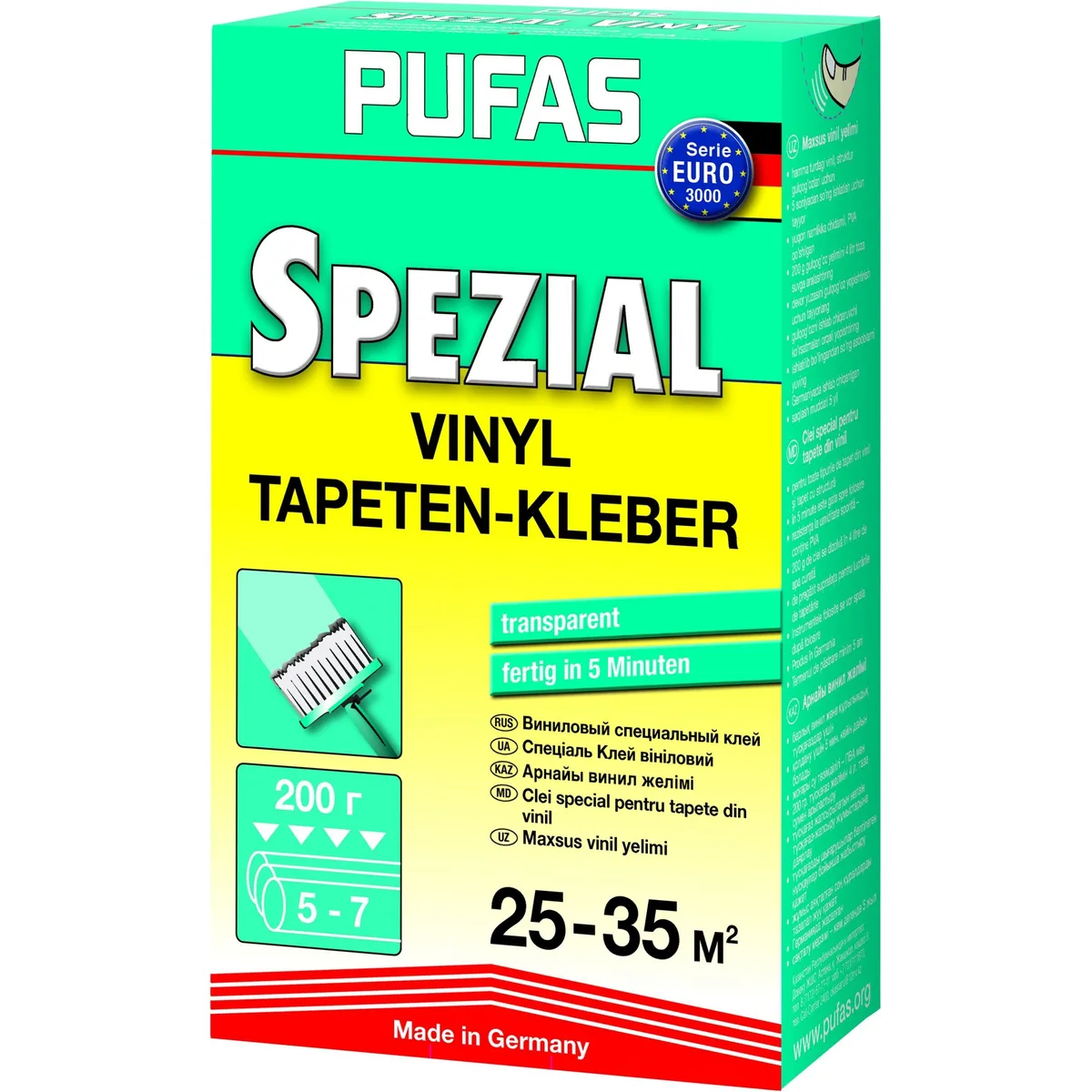 Клей для шпалер вініловий спеціальний Spezial, 200 г