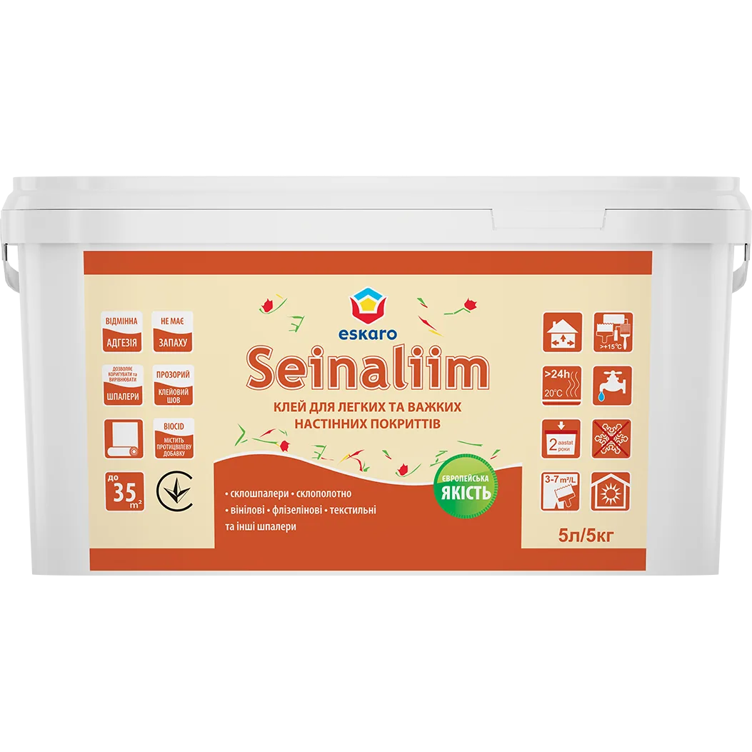 Клей для шпалер Seinalim, 5 л