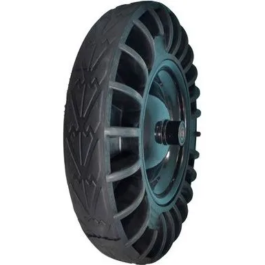 Колесо для тачки з віссю DW (цільнолите TSR408-MB)