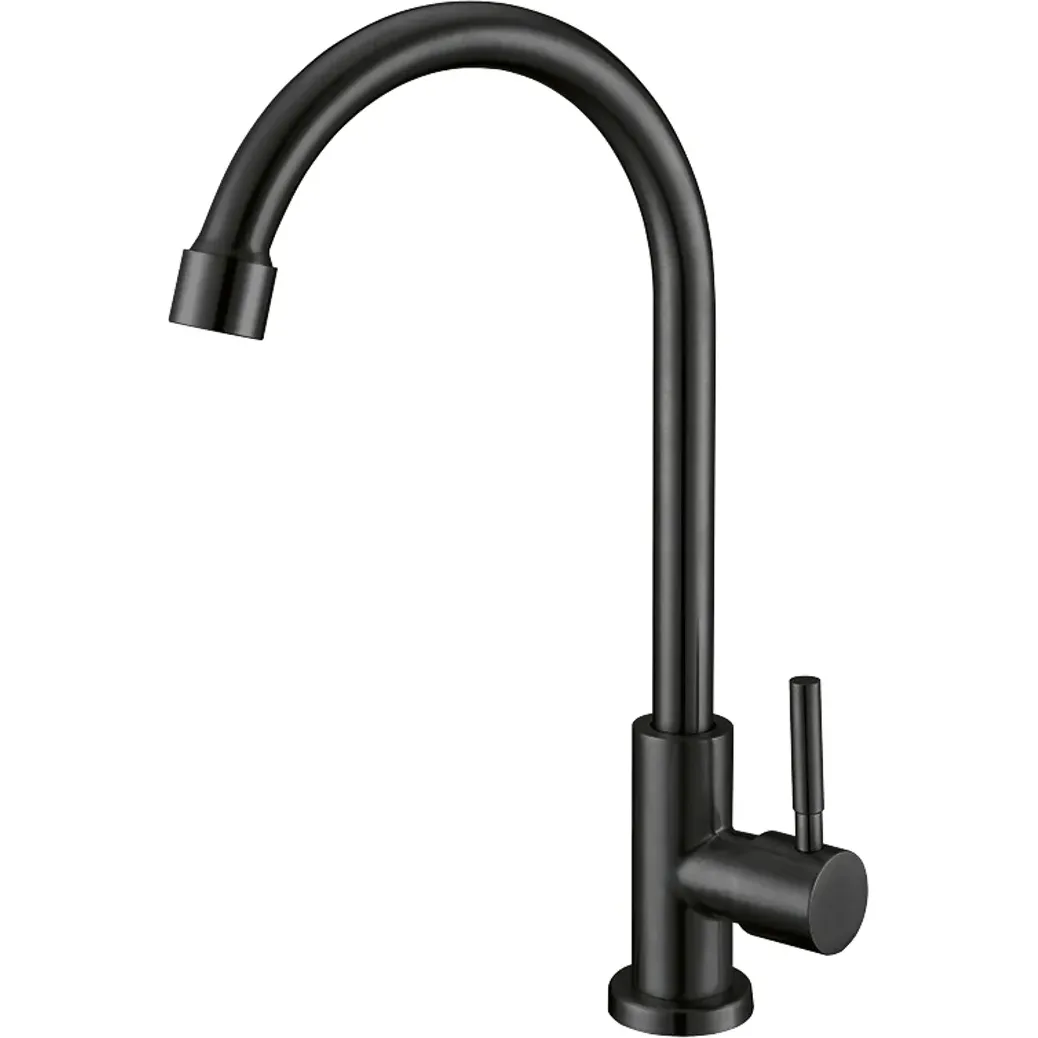 Кран для холодної води з нержавіючої сталі MIXXUS MONO-01. SUS Black