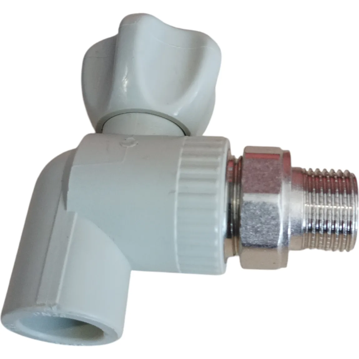 Кран радіаторний кутовий кульовий PPR 25×3/4