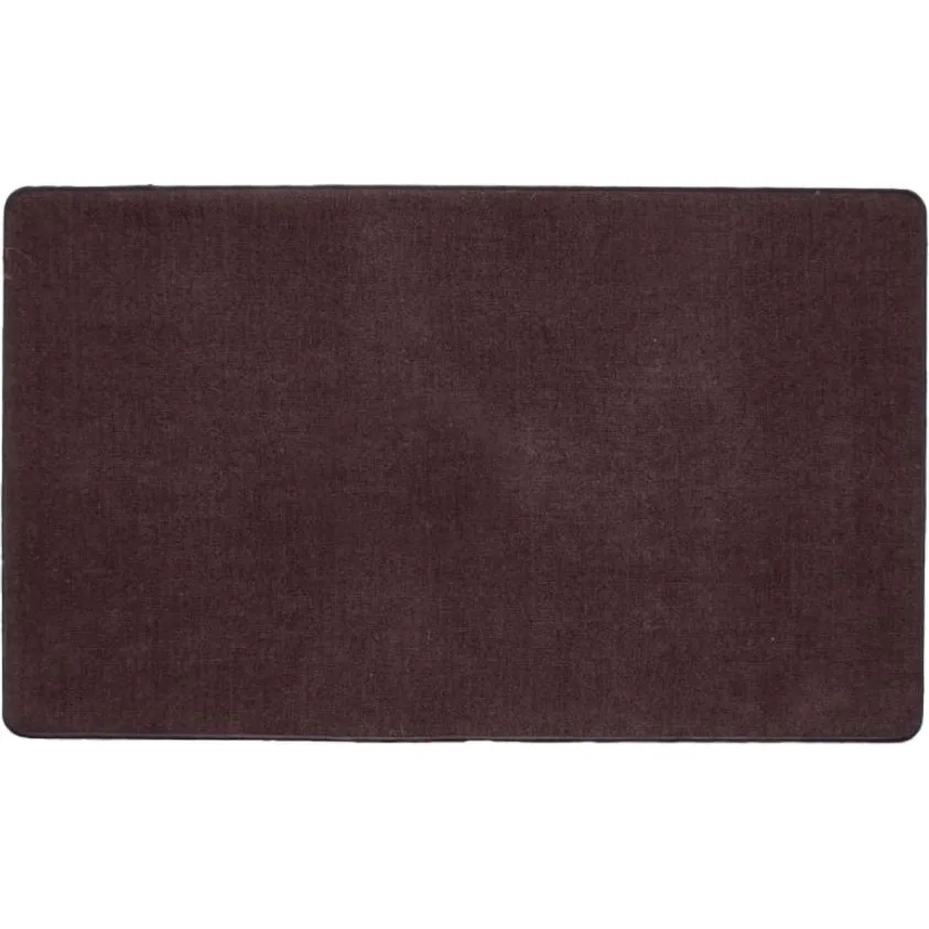 Килимок для підлоги шерсть коричневий, 68×120 см 1000006251