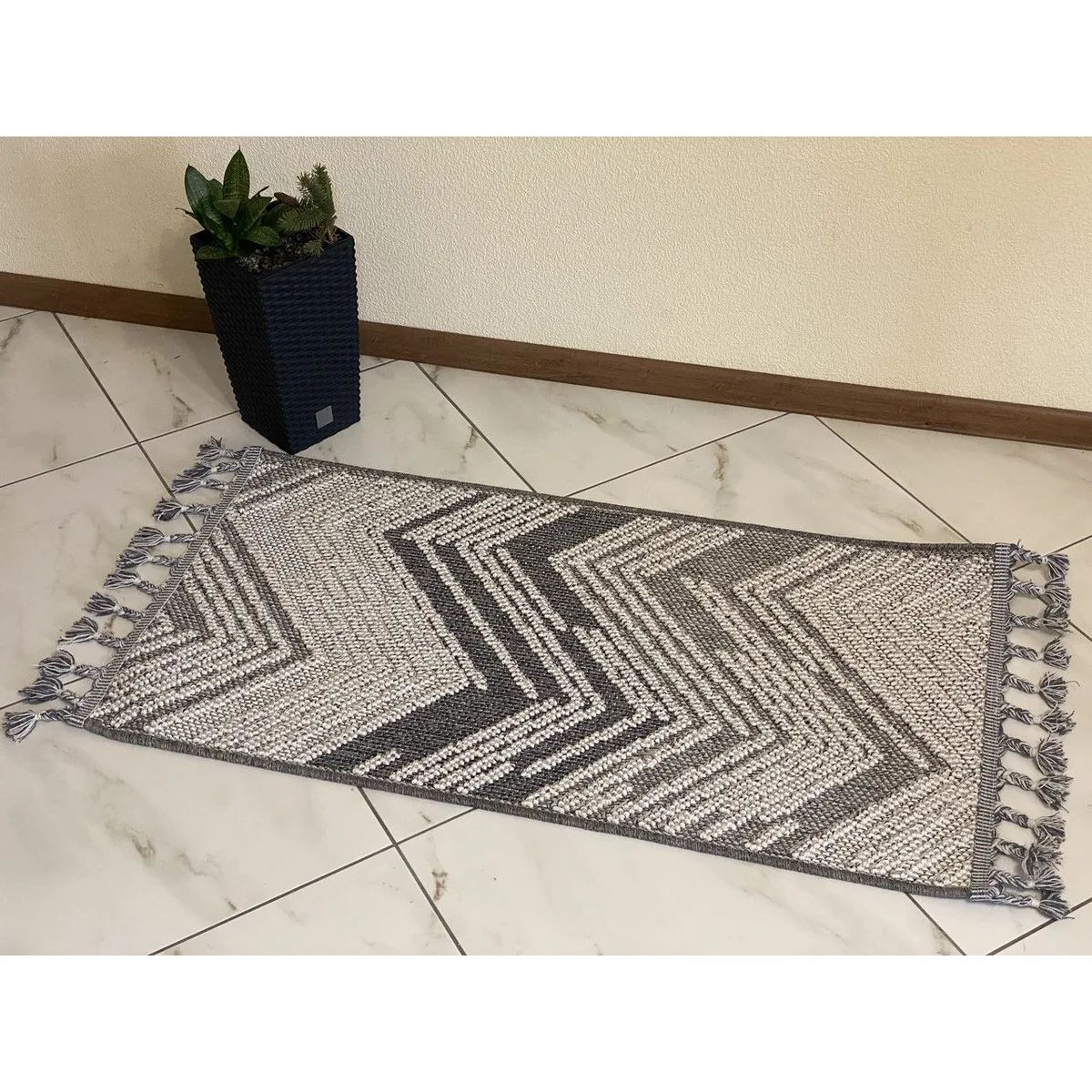 Килим Calido 08328B 1,4×2 м L.Grey/D.Grey
