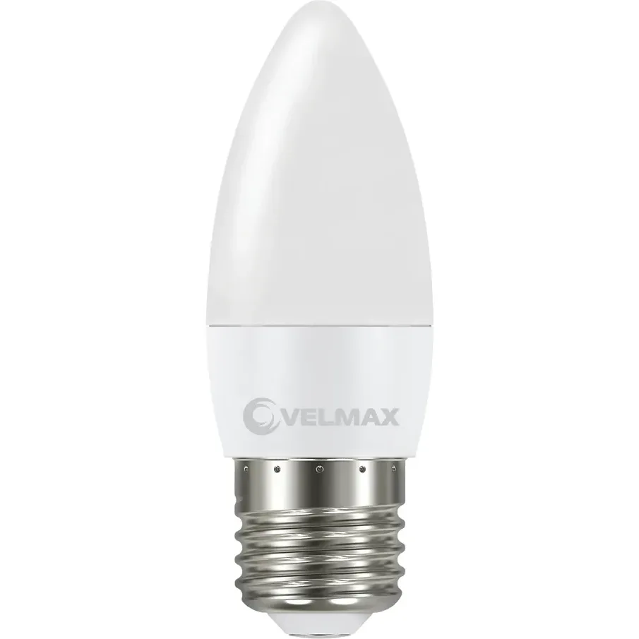 LED лампа VELMAX V-C37 (свічка) 4W E27 21-13-42