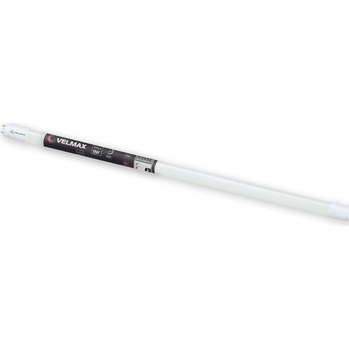 LED лампа VELMAX V-T8 9W 600 мм G13 6200K 900Lm