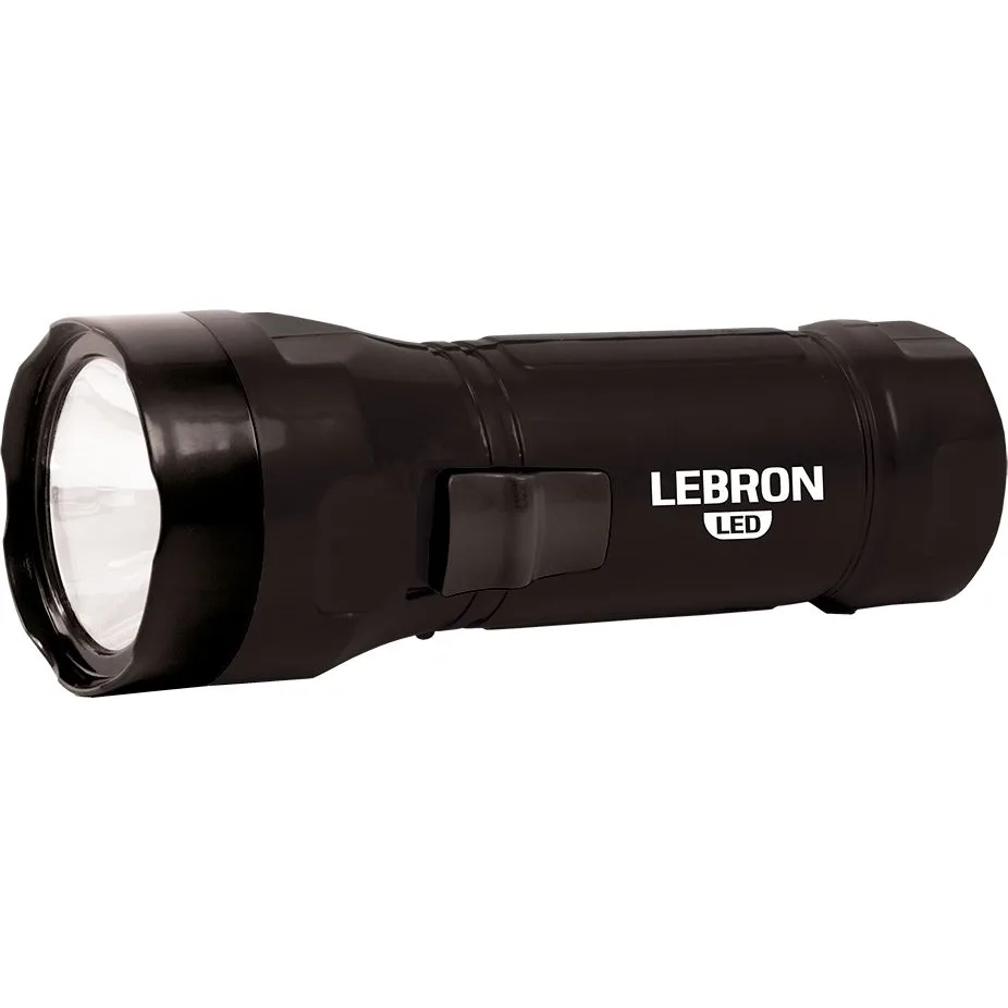 LED ліхтар ручний акумуляторний LEBRON L-HL-10, ABS, чорний, 1W, 250mAh
