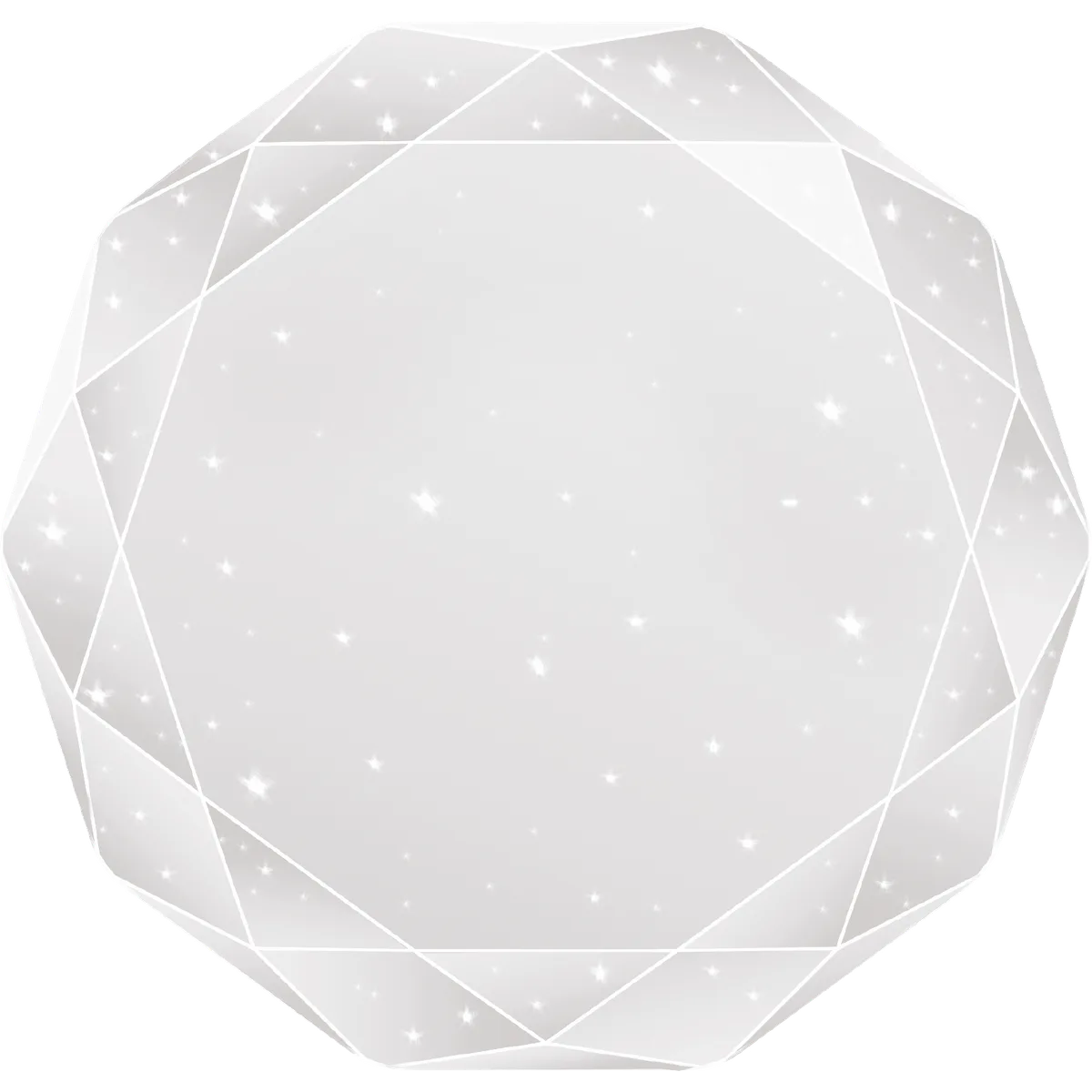 Світильник LED VELMAX V-CL-DIAMOND 30W smart 3000K-6500K 2400Lm, пульт ДК