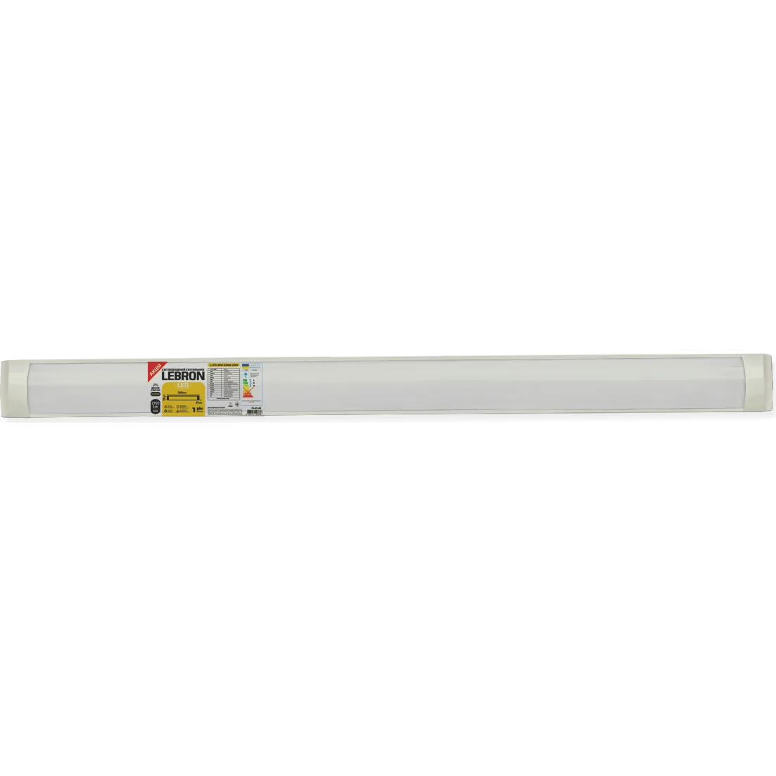 LED світильник LEBRON L-LPO 36W 6200K 1200 мм 2700Lm шрінк