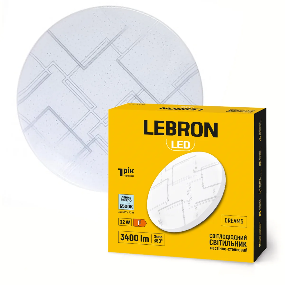 Світильник LED LEBRON L-CL-3265 Dreams 32W 6500K 230V