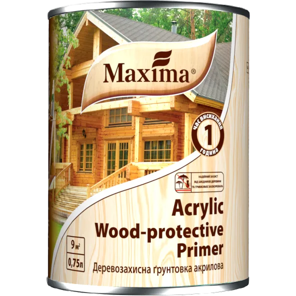 Деревозахист Максіма ґрунт акриловий, 0,75 кг
