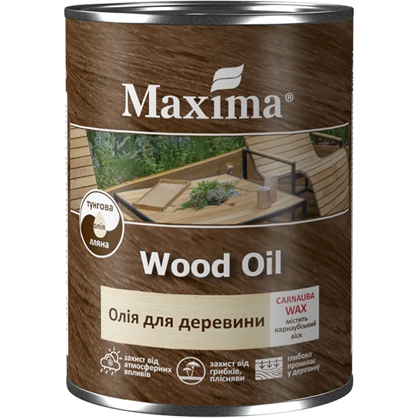 Wood oil Максіма для деревини без кольору, 0,75