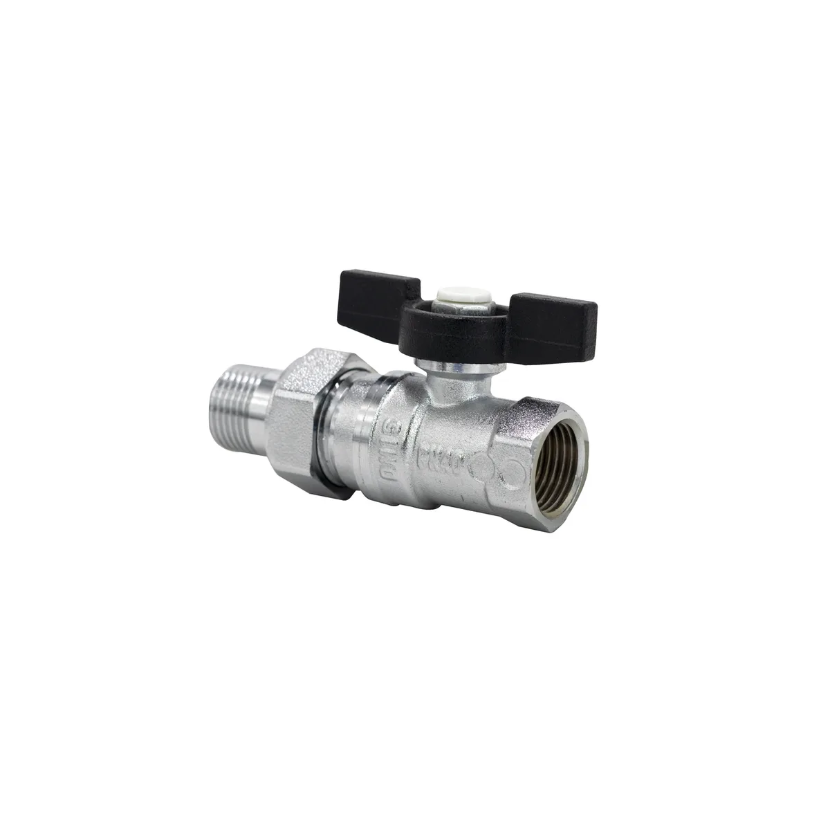 Кран кульовий ORSO 1/2" з американкою прямий (PROF)