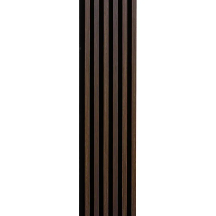 Панель Woodline чорний/дуб темний 2700×300 (0,81 м²)