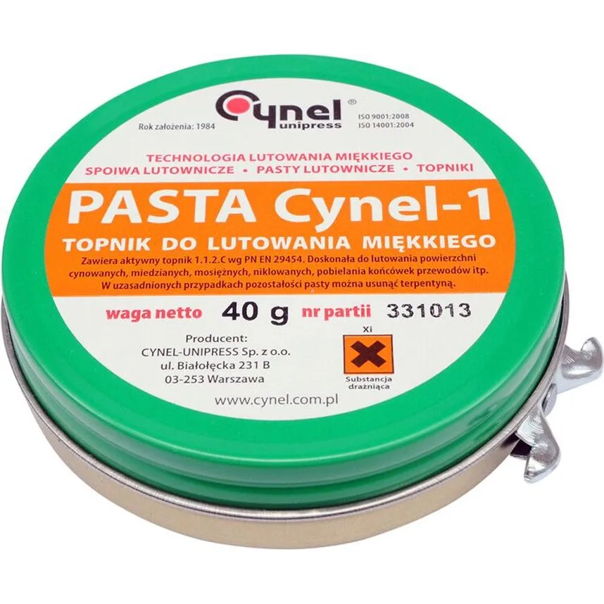 Паста для паяння "Cynel" 40 г