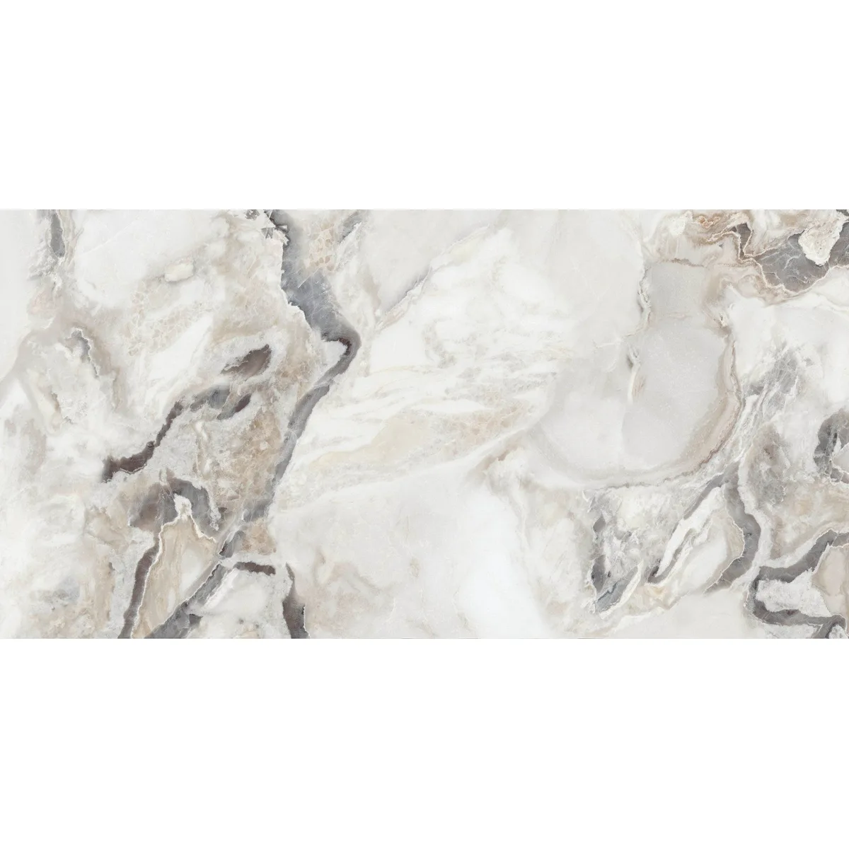 Керамограніт TEO Picassa White 60×120 см, лапатована