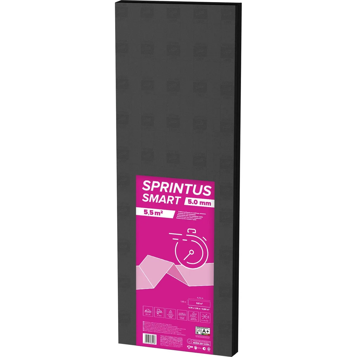Підкладка Sprintus гармошка 5 мм, 1,18×4,7, 5,5 м²