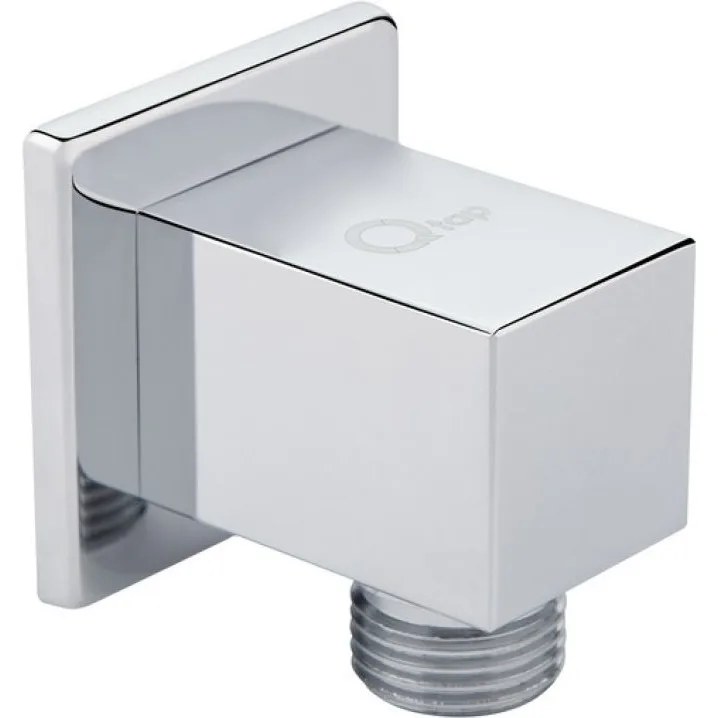 Підключення для шланга Qtap Spojeni Chrome, прямокутне QTCRMB130 29618