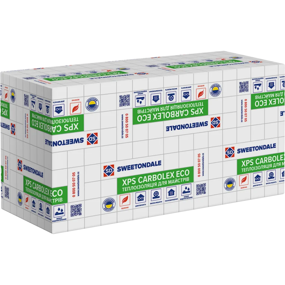 Пінопласт 30×580×1180 екструзійний CARBOLEX (1 упак-13 шт)