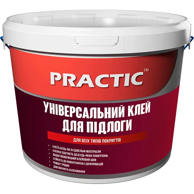 Клей для підлогових покриттів PRACTIC Універсал, 1,2 кг