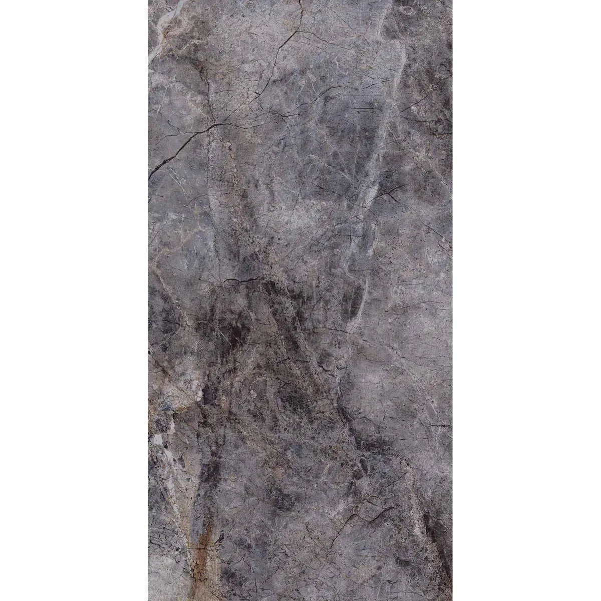 Керамограніт Princess Dark Grey(Martins Marble Dark) 60×120 см, лапатована
