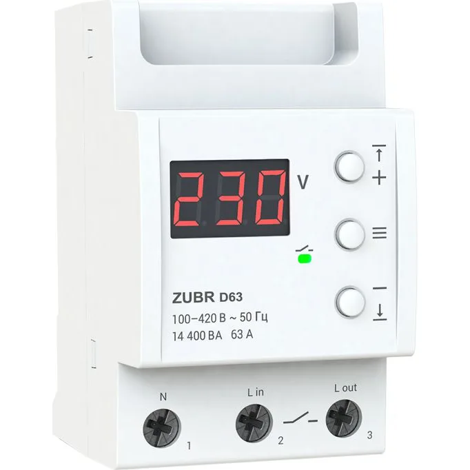 Реле напруги ZUBR D63