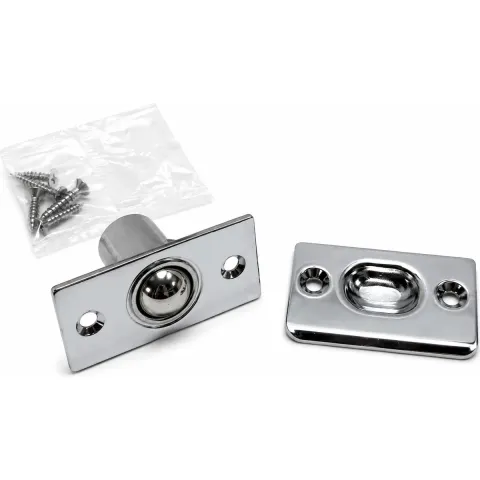 Фіксатор дверний кульковий Apecs R-0001-CR, хром