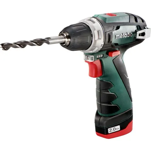 Дриль-шуруповерт Metabo PowerMaxx BS Basic 10,8 В, 2×Li-Power 2,0 А·год, зарядний LC 40, 0-360/0-1400 об/хв 113436