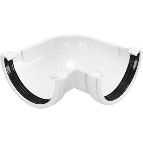 Кут ринви DEVOREX Classic 120, 90°, білий