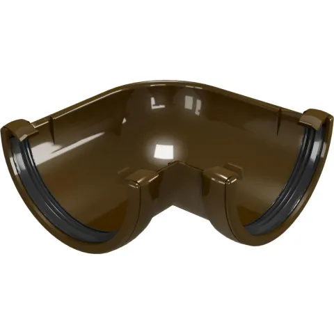 Кут ринви DEVOREX Classic 120, 90°, коричневий
