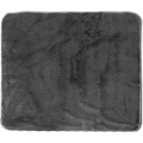 Килимок з еко-хутра Dariana Moonbeam графіт, 50×60 см 1000010339