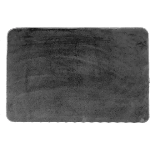 Килимок з еко-хутра Dariana Moonbeam графіт, 60×90 см 100010343