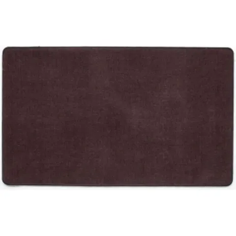 Килимок для підлоги шерсть коричневий, 45×75 см 1000006211